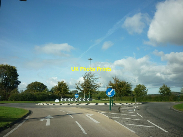 Photo 6"x4" A roundabout on the A171 with the A173 Guisborough c2011