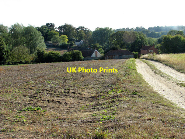 Photo 6"x4" Footpath through fields to Great Bealings Great Bealings c2011
