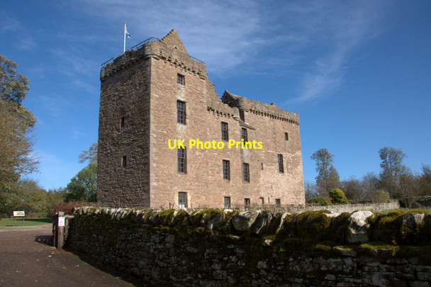 Photo 6"x4" Huntingtower Castle, near Perth Huntingtower Haugh c2011