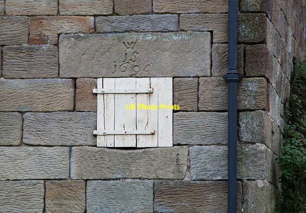 Photo 6"x4" Date stone at Thorgill House Thorgill c2011