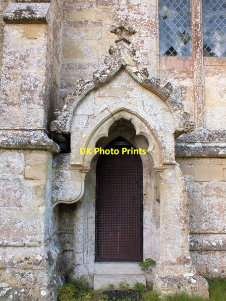 Photo 6"x4" Church of St John the Baptist- priest's door Pitt c2011