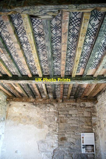 Photo 6"x4" Decorated ceiling in Huntingtower Castle Huntingtower Haugh c2011