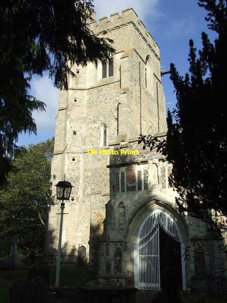 Photo 6"x4" All Saints Hundon Babel Green c2011