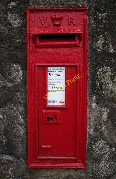 Photo 6"x4" Post box, Royal Well Great Malvern c2008