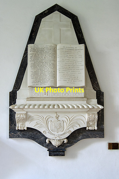 Photo 6"x4" Monument to Sir John Wyldbore Smith - St Nicholas' church, Sydling St Nicholas Sydling St Nicholas c2011