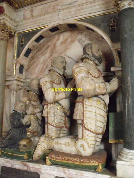 Photo 6"x4" Detail of Pelham Memorial, Brocklesby Church Brocklesby c2011