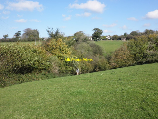 Photo 6"x4" Hillside, near Knightacott Bratton Fleming c2011