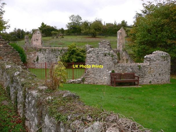 Photo 6"x4" Manor house ruins at Kingskerswell Aller\/SX8768 c2011