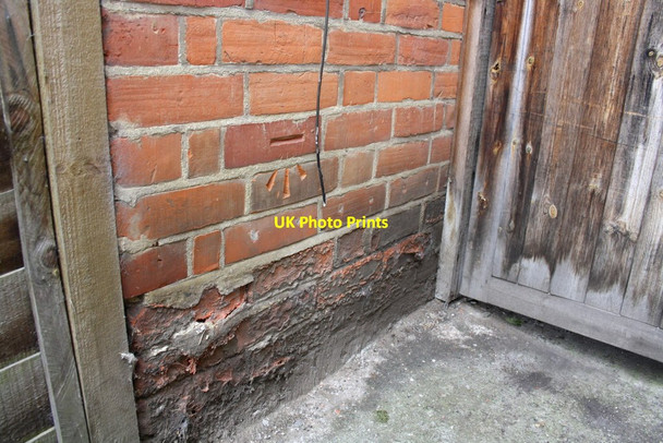 Photo 6"x4" Benchmark on #380 Tilehurst Road Churchend\/SU6772 c2011