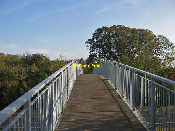 Photo 6"x4" Footbridge over the Malton Bypass Malton\/SE7871 c2011