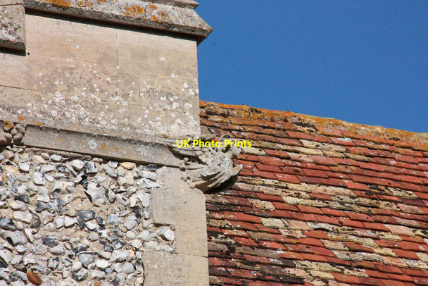 Photo 6"x4" All Saints, Gazeley - Angel Gazeley c2011