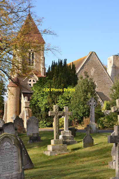 Photo 6"x4" Bedford Cemetery Chapel. Bedford\/TL0549 c2011