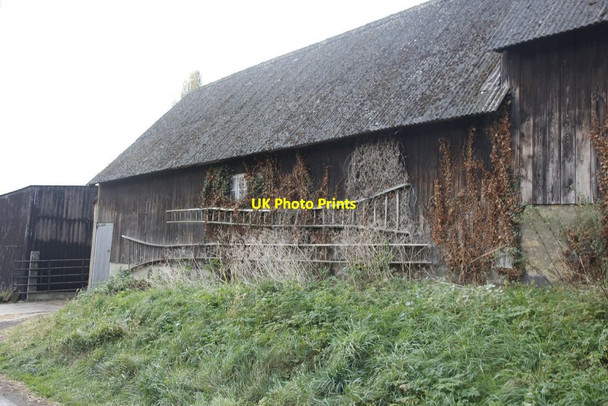 Photo 6"x4" Barn on Mill Lane East Hendred c2011