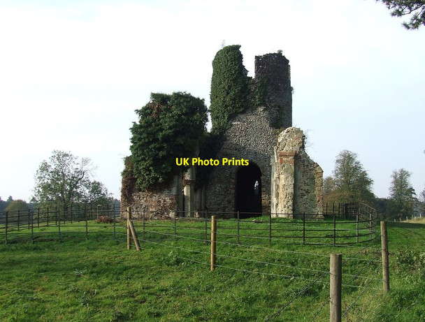 Photo 6"x4" The Ruined Church Of St Mary Appleton West Newton\/TF6927 c2011 P1