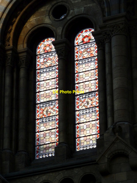 Photo 6"x4" Stained Glass Window, Natural History Museum, London SW1 Kensington\/TQ2579 c2011