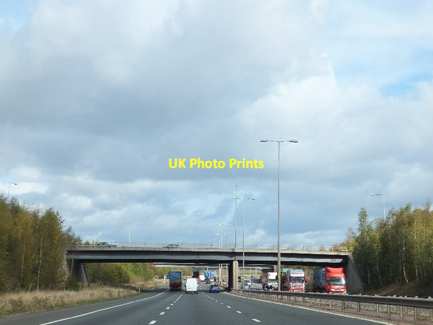 Photo 6"x4" Junction 6 of the M5 Smite Hill c2011
