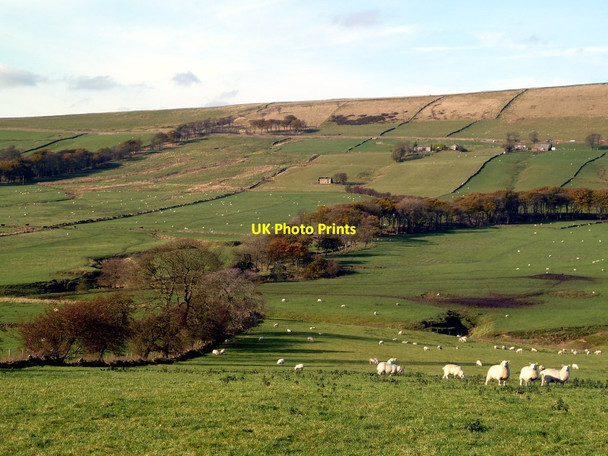 Photo 6"x4" Towards Rushup Edge Perryfoot c2011