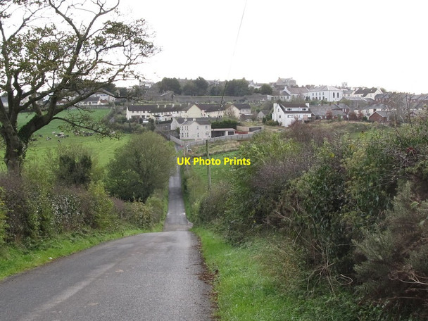 Photo 6"x4" View eastwards along the Back Road Rathfriland c2011