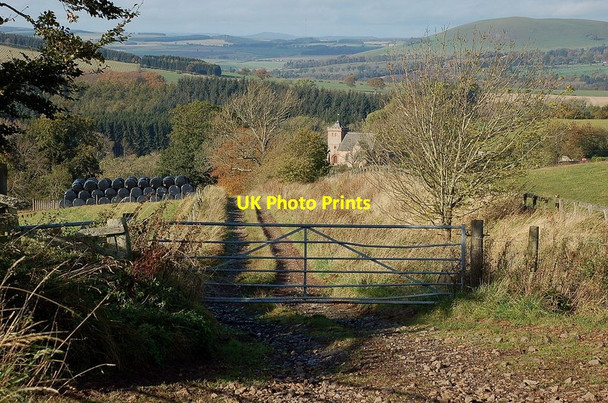 Photo 6"x4" Track above Bedrule Bedrule c2011