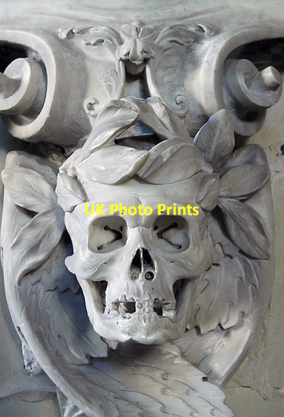 Photo 6"x4" Monument to Henry Greenhill - St John the Baptist church, Stockton (detail - 3) Stockton\/ST9838 c2011