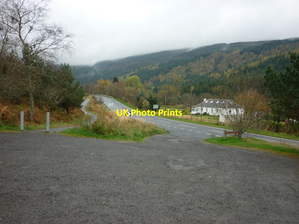 Photo 6"x4" A car park on The Rob Roy's Way Ardchyle c2011