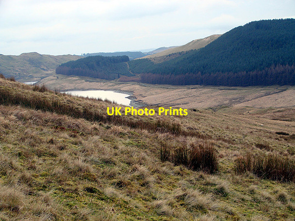 Photo 6"x4" Looking towards Nant-y-moch from the slopes of Cefn yr Esgair Cefn yr Esgair c2010