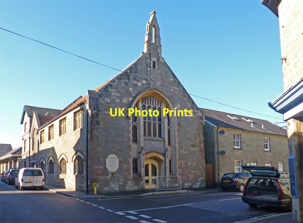 Photo 6"x4" Bell Street United Church Shaftesbury c2011