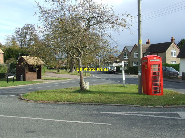Photo 6"x4" Telephone Box Belchamp St Paul c2011