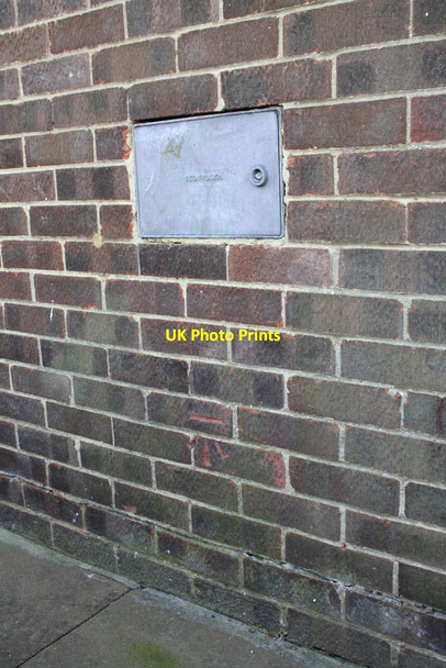 Photo 6"x4" Benchmark on the side of #22 Tay Road Churchend\/SU6772 c2011