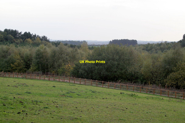 Photo 6"x4" Line of footpath near Kighill Blidworth Dale c2011