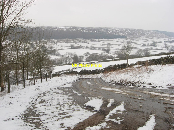 Photo 6"x4" Bransdale snow Cockayne c2010