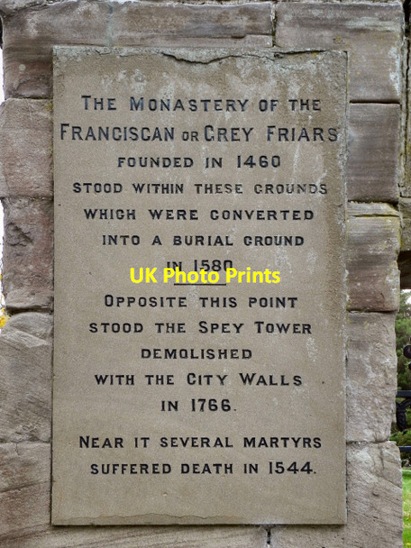 Photo 6"x4" Greyfriars Burial Ground Information Tablet Perth\/NO1123 c2011