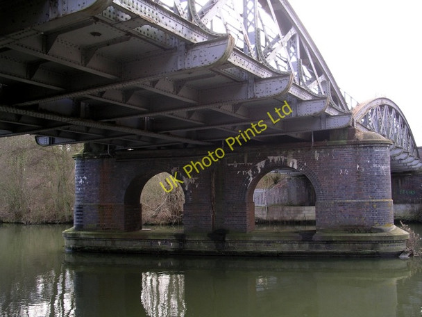 Photo 6"x4" Railway Bridge over the Thames near Abingdon Radley\/SU5298 c2006