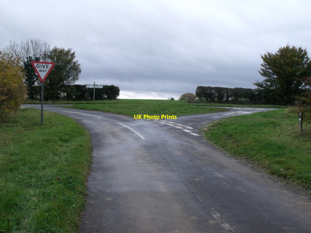 Photo 6"x4" Road Junction near Brinkhill Brinkhill c2011