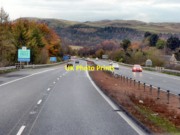 Photo 6"x4" Welcome to Perth & Kinross Keltybridge c2011