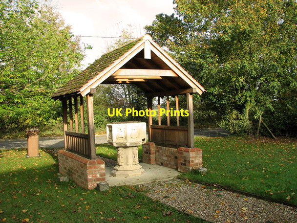 Photo 6"x4" All Saints churchyard, Debach Clopton Corner c2011