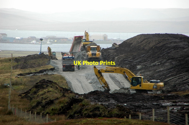Photo 6"x4" Laggan-Tormore pipetrack near Bordigarth Laxobigging c2011