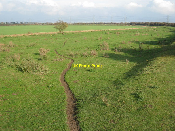 Photo 6"x4" Cow path between Warping Drain and Ferry Drain Graiselound c2011
