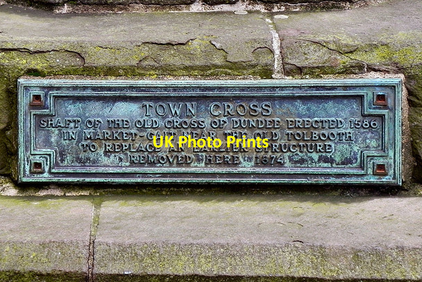 Photo 6"x4" Town Cross (information plaque) Craigie\/NO4231 c2011