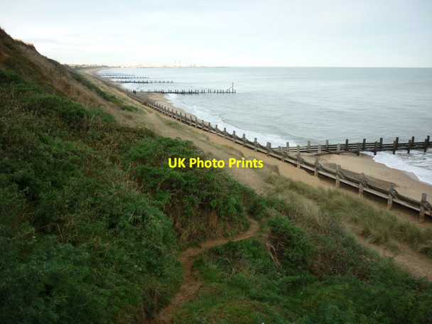 Photo 6"x4" A path towards Hopton Beach Hopton on Sea c2011