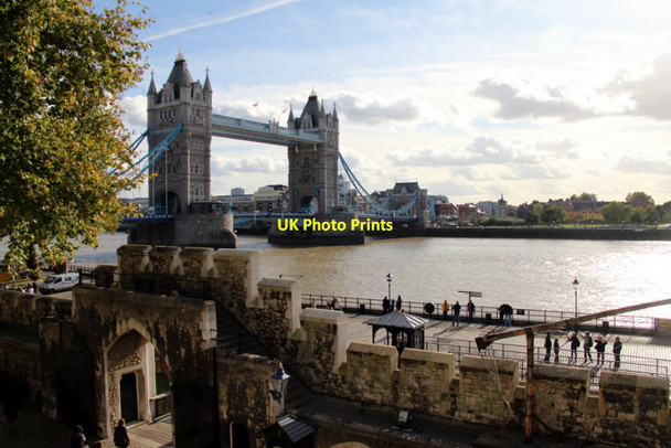 Photo 6"x4" Tower Bridge from the Tower of London London c2011