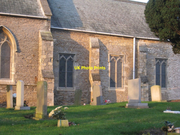 Photo 6"x4" Herringbone masonry at All Saints' church Upton\/SK8686 c2011