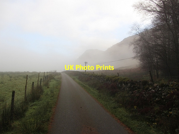 Photo 6"x4" Road in Glen Fyne Cairndow c2011