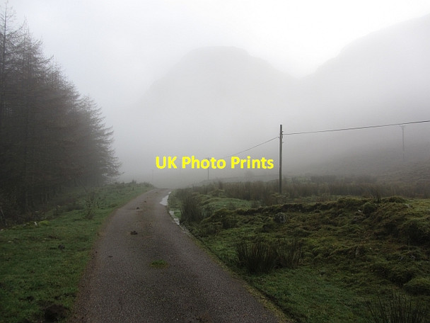 Photo 6"x4" Road up Glen Fyne Cruach Tuirc c2011
