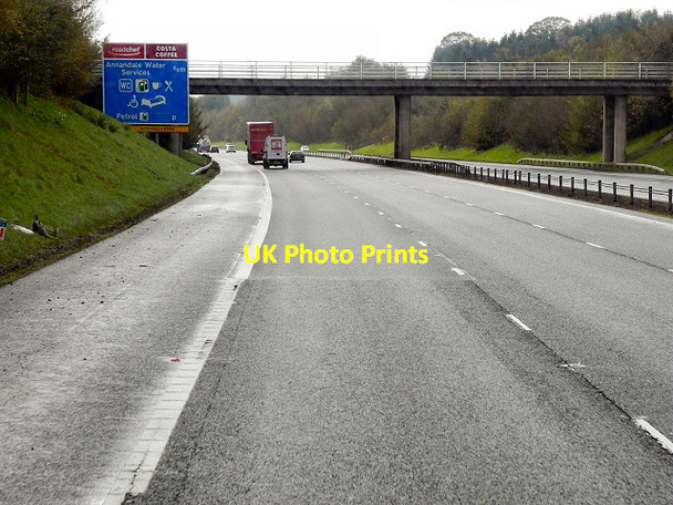 Photo 6"x4" M74 Southbound Gateside\/NY1194 c2011