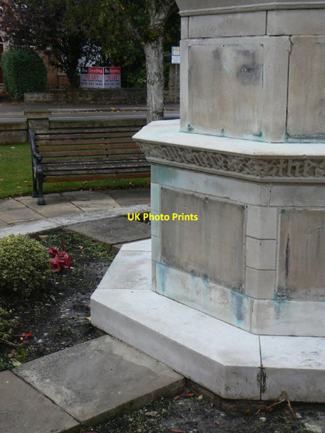 Photo 6"x4" West Bridgford War Memorial - missing plaques West Bridgford c2011