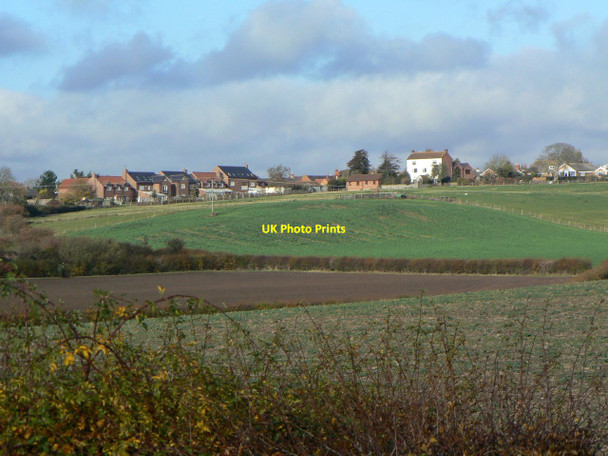 Photo 6"x4" View towards Keyworth from Wolds Lane Keyworth c2011