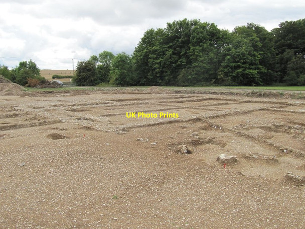 Photo 6"x4" View over the dig Chilton\/SU4885 c2011
