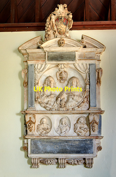 Photo 6"x4" Monument to George Howe -  St Leonard's church, Berwick St Leonard Berwick St Leonard c2011