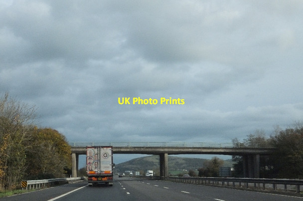 Photo 6"x4" Bridge over M5 near Edingworth Edingworth c2011